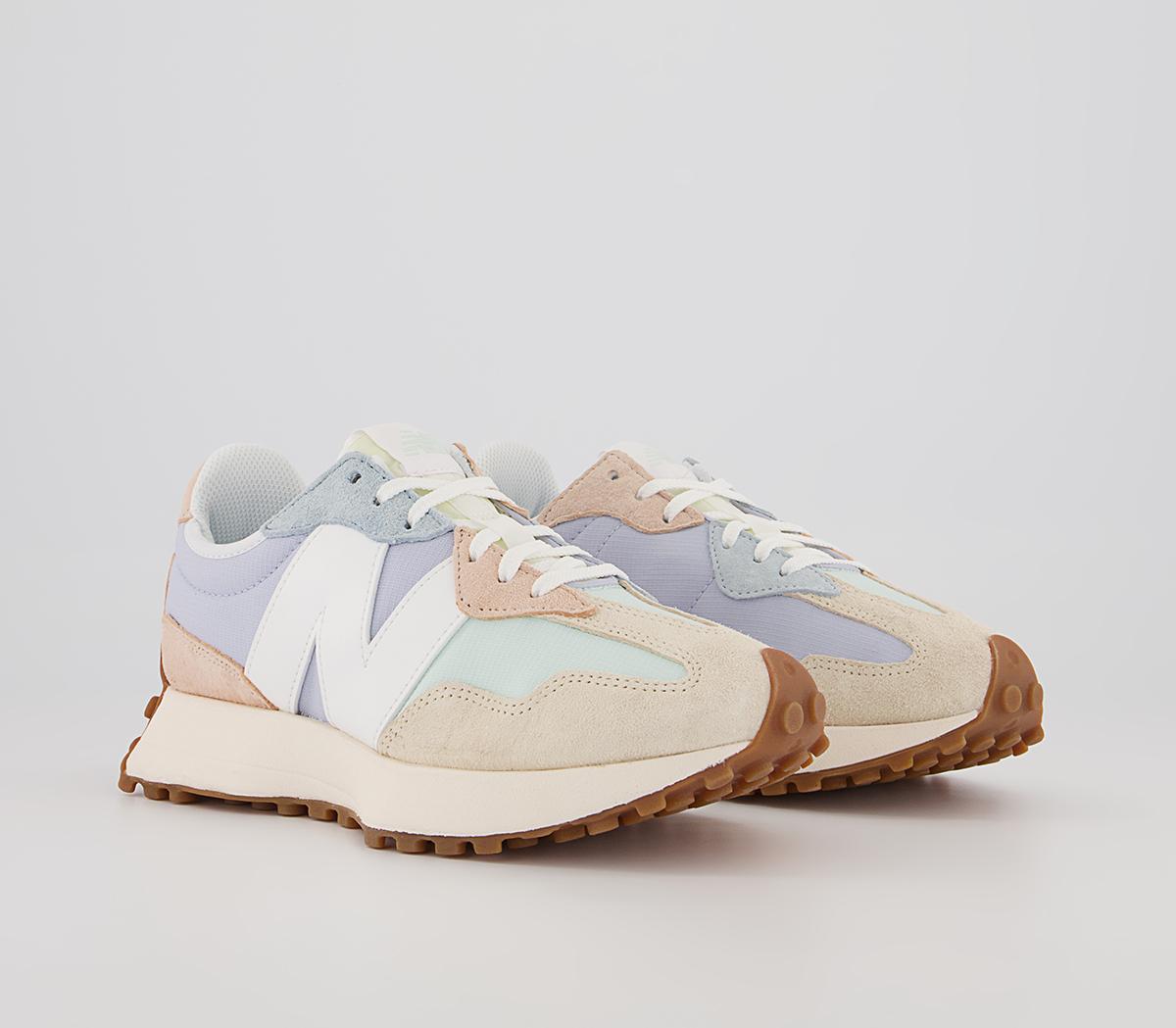 New Balance327 TrainersMint Lilac Beige White Gum