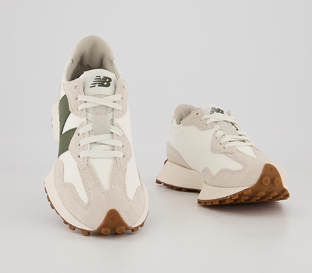 New Balance 327 Trainers Moonbeam Seasalt Oak Leaf Green Women's Trainers