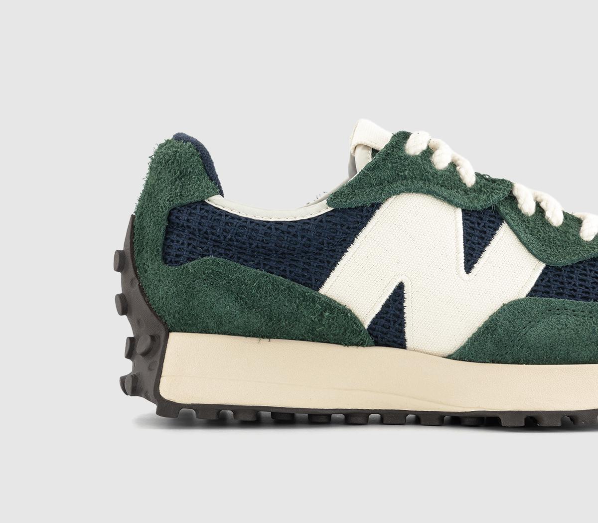 New Balance327Midnight Green Mesh