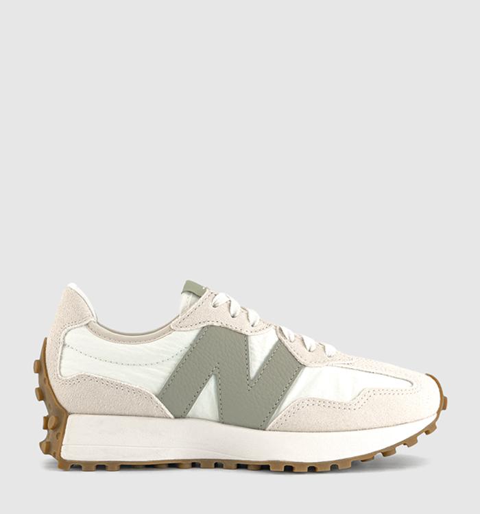 new balance 327 women green and stone