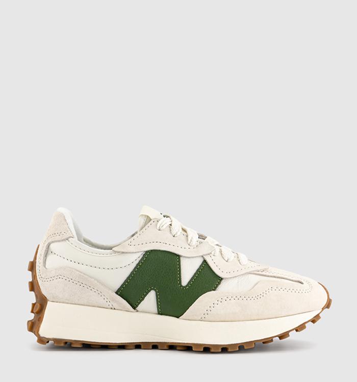 New Balance 327 Trainers Linen Green Gum