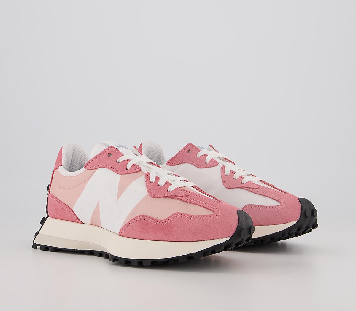 New Balance 327 Trainers Pink White Black - Women's Trainers