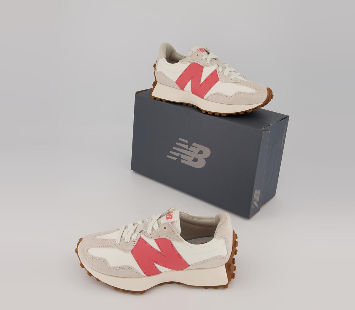 New Balance 327 Trainers Moonbeam Seasalt Desert Pink - Women's Trainers