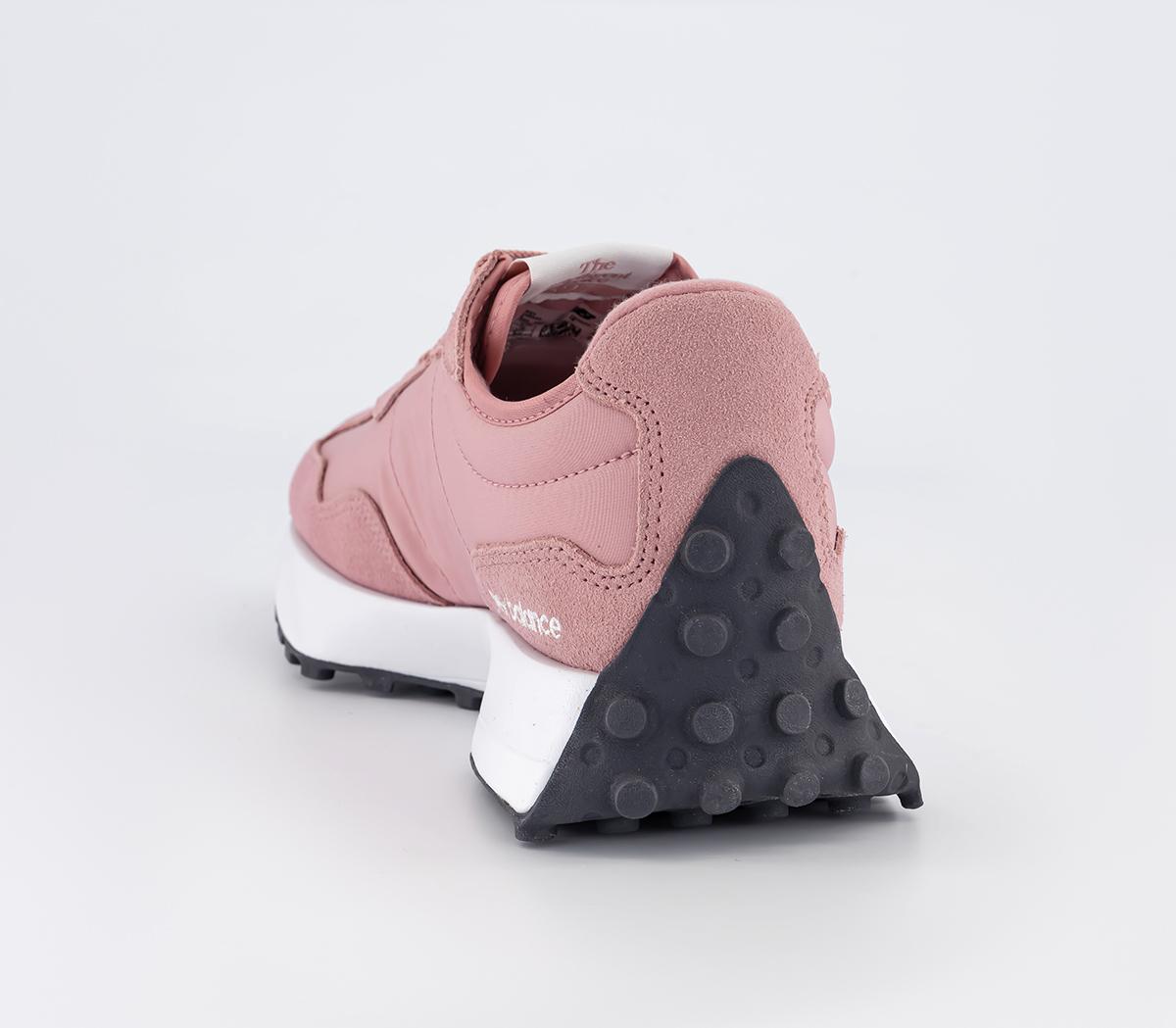 New Balance327 Trainers Hazy Rose White  Black