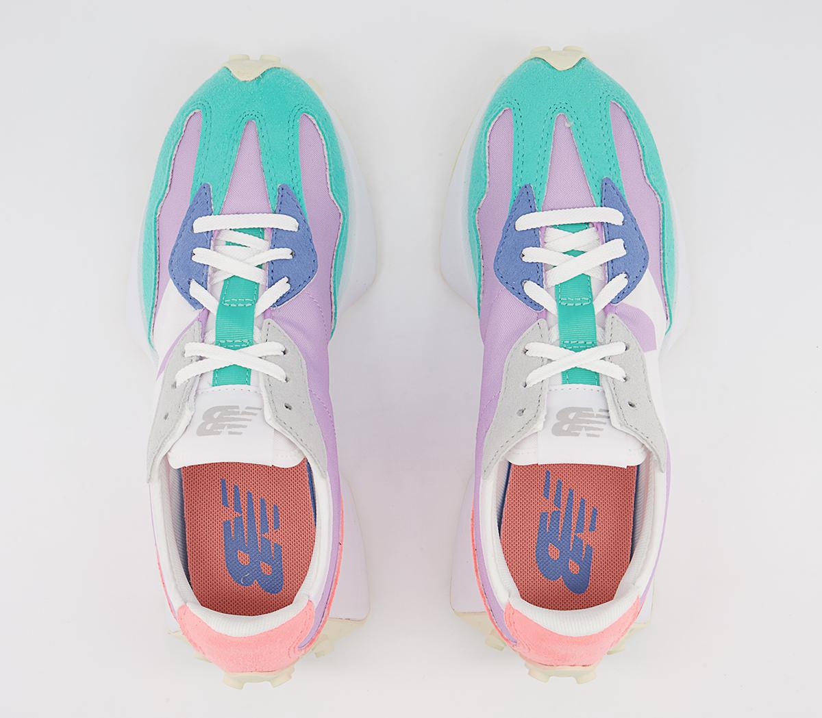 New Balance 327 Trainers New Balance 327 Trainers Purple Pink Turquoise
