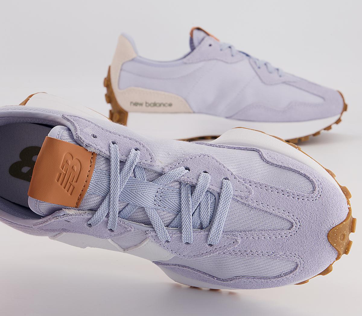 New Balance 327 Trainers New Balance 327 Trainers Lilac Beige Whte Gum