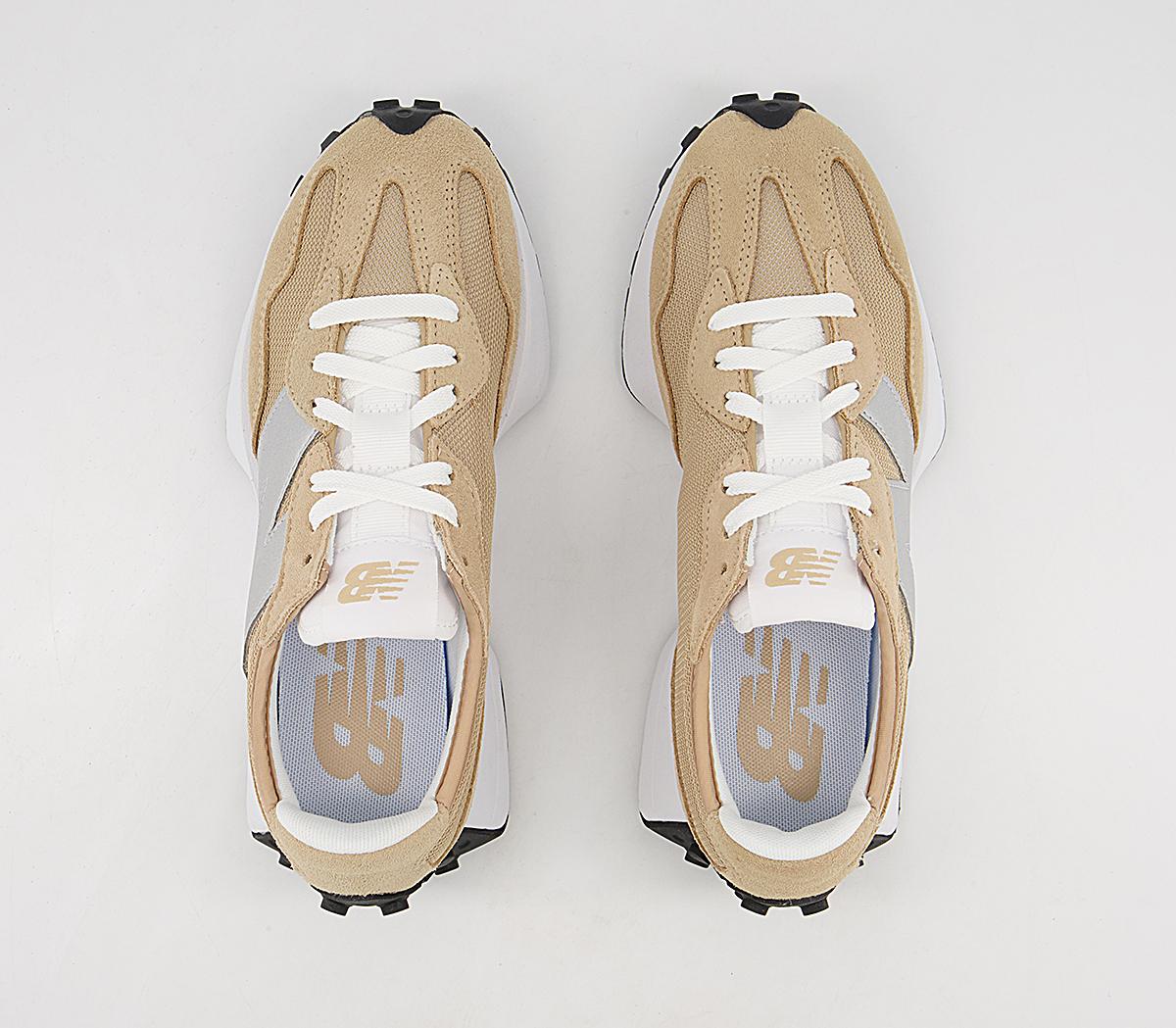 New Balance 327 Trainers Beige Silver Women's Trainers