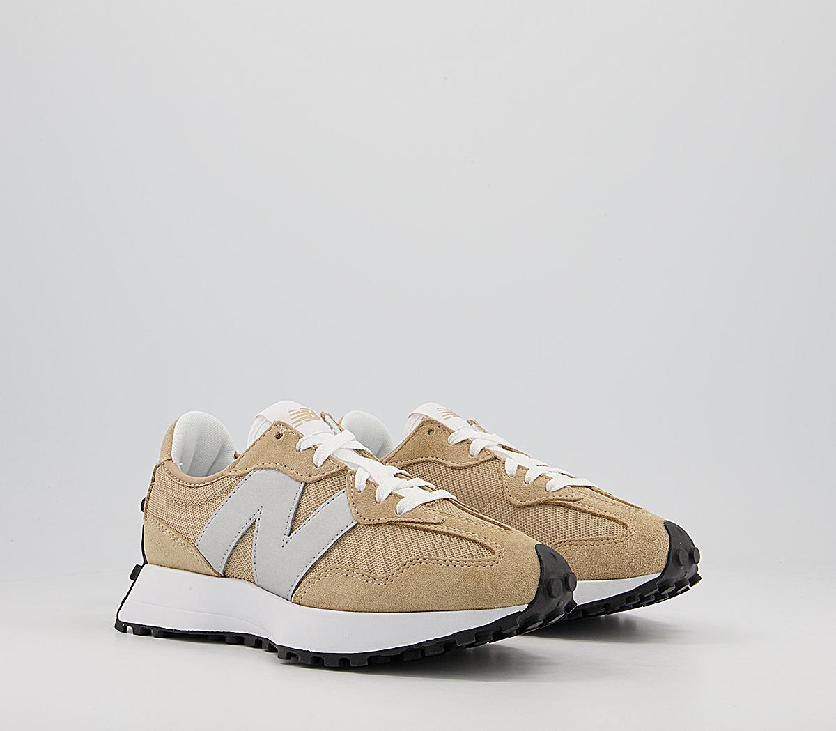 New Balance 327 Trainers Beige Silver - Women's Trainers