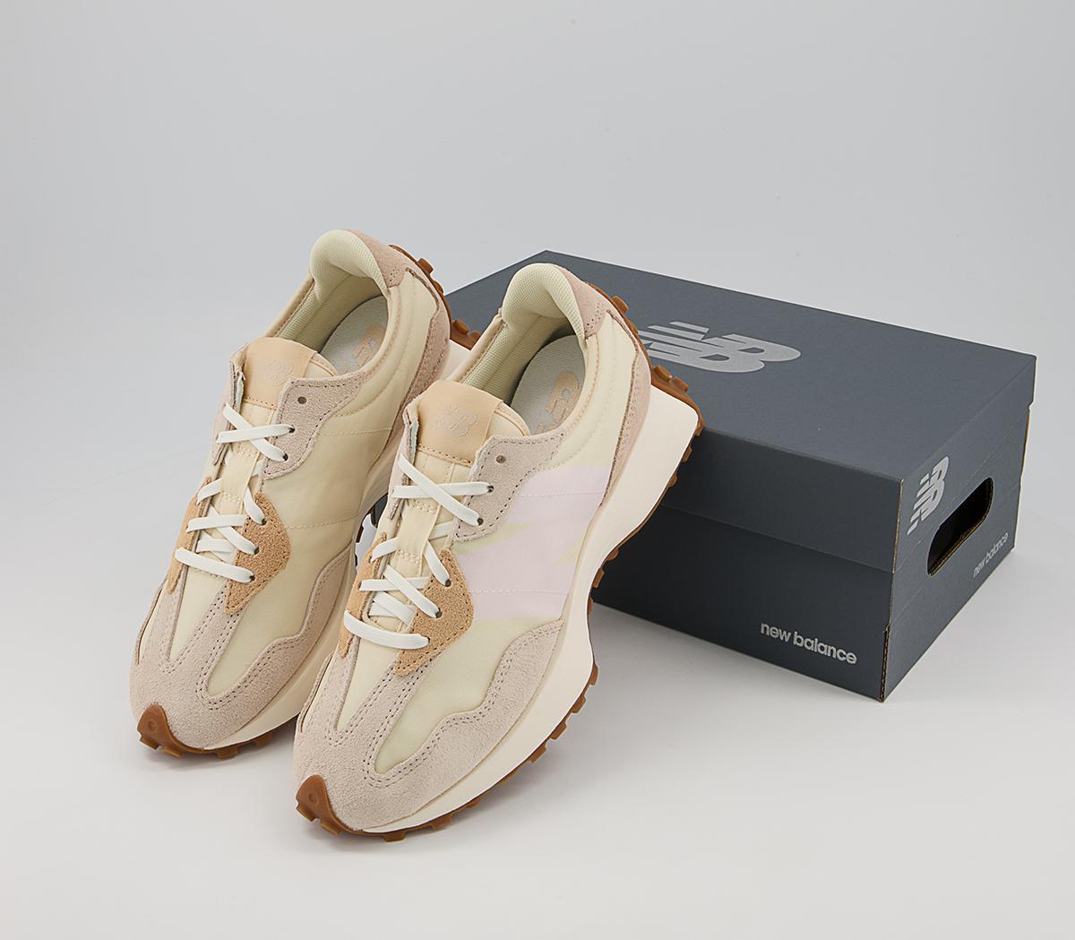 New Balance 327 Trainers New Balance 327 Trainers Oatmeal Crystal Pink Beige