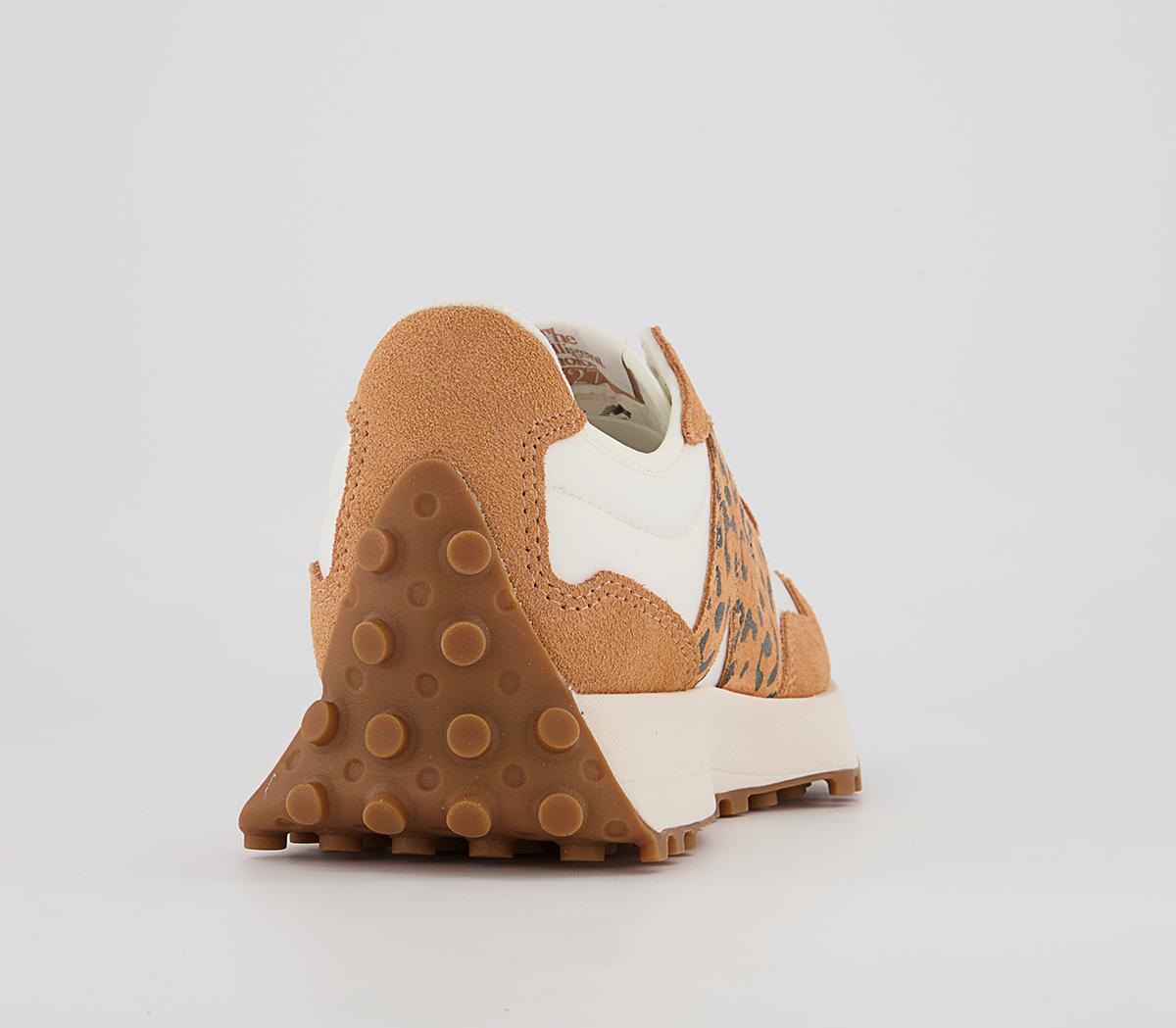 327 trainers sweet caramel rose leopard white gum