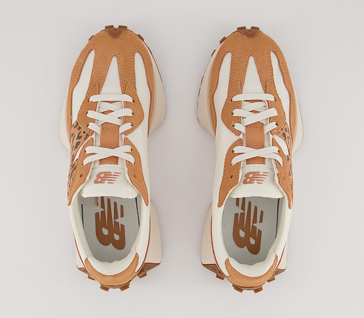 New Balance 327 Trainers New Balance 327 Trainers Sweet Caramel Rose Leopard White Gum