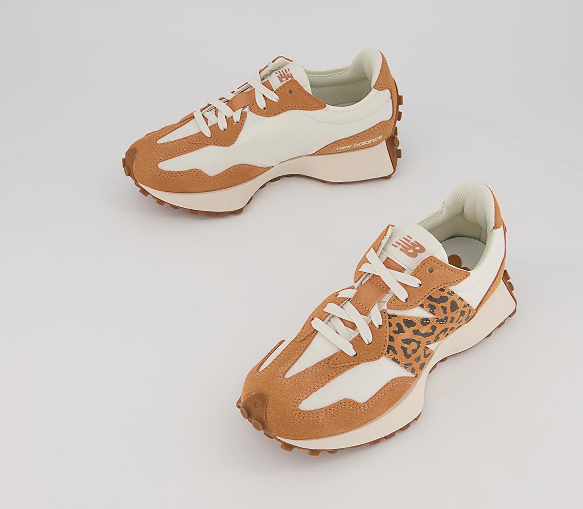 New Balance 327 Trainers New Balance 327 Trainers Sweet Caramel Rose Leopard White Gum