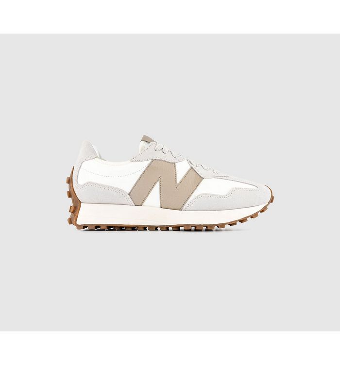 New Balance 327 Trainers Driftwood Offwhite Grey Sand In Natural