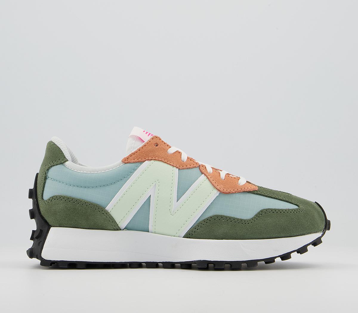 New Balance327 TrainersNorway Spruce Storm Blue Pink