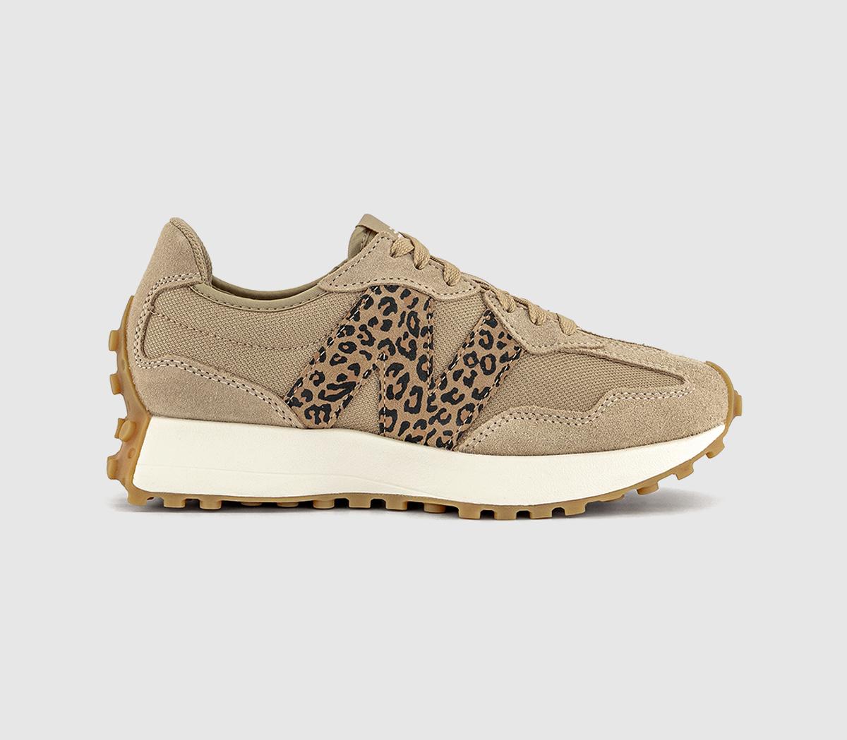 New Balance 327 Trainers Moonbeam Leopard - Women's Trainers