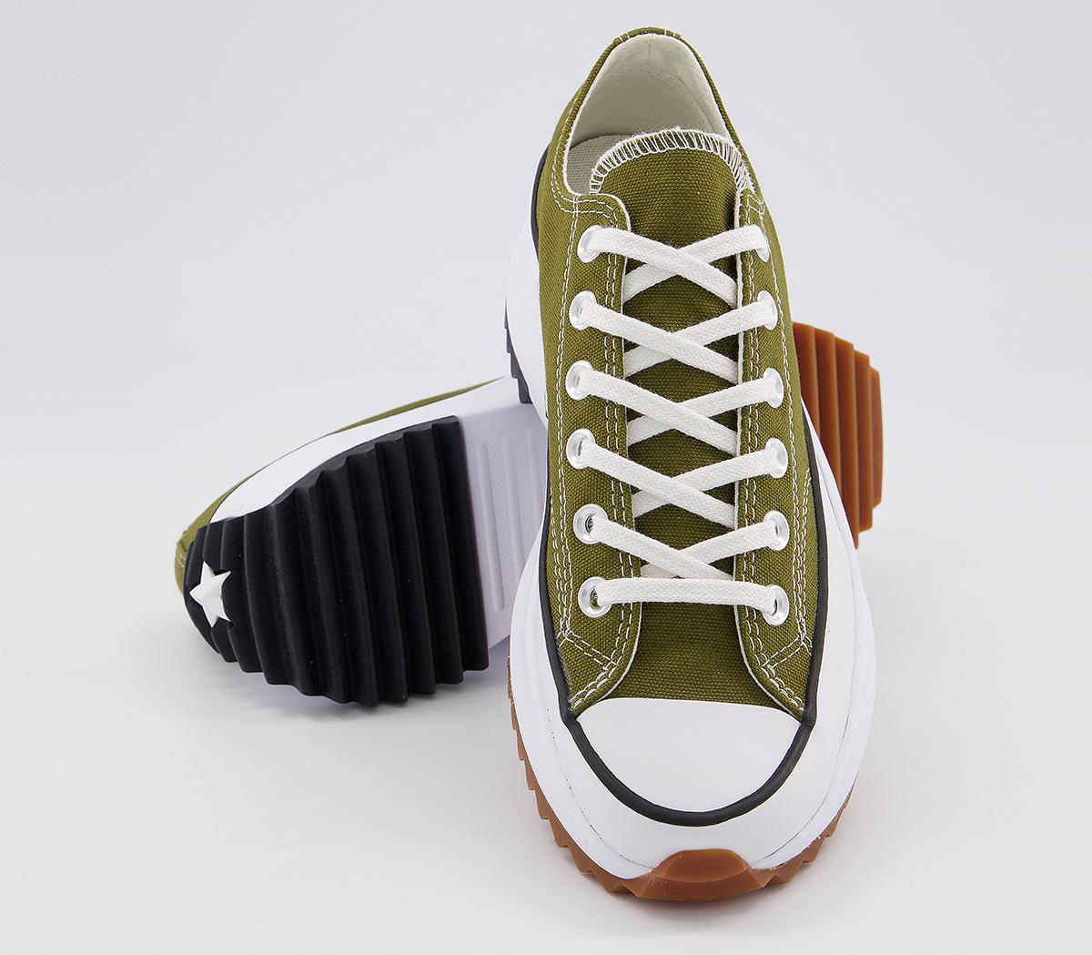 ConverseRun Star Hike Ox TrainersDark Moss White Gum