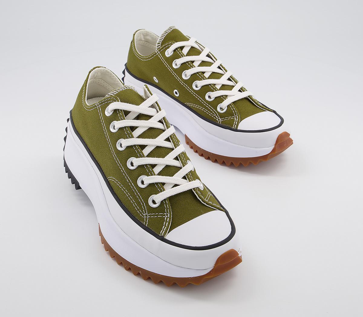 ConverseRun Star Hike Ox TrainersDark Moss White Gum