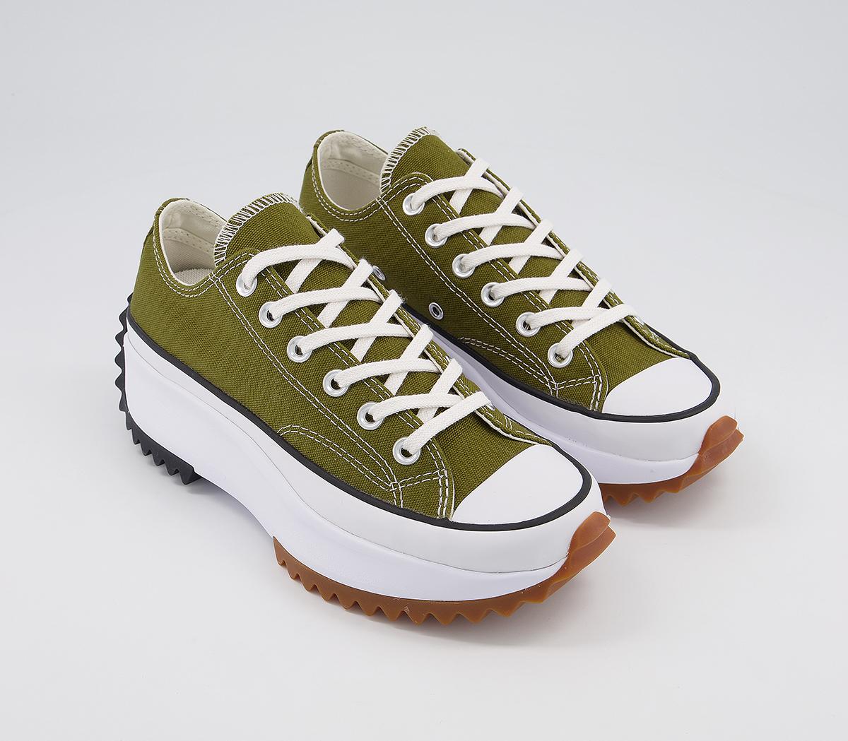 ConverseRun Star Hike Ox TrainersDark Moss White Gum