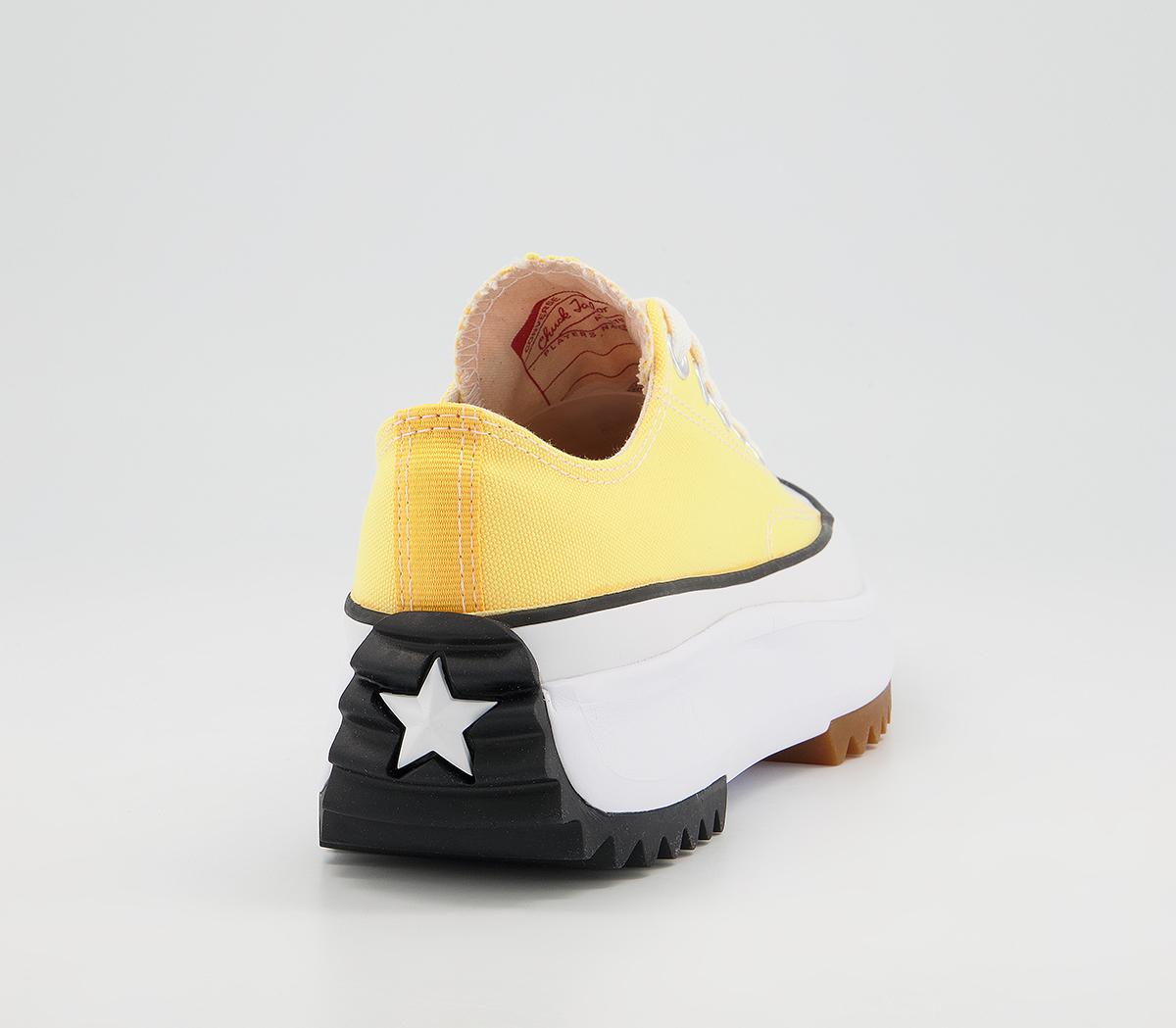 Converse Run Star Hike Ox Platform Trainers Converse Run Star Hike Ox Platform Trainers Citron Pulse White Black