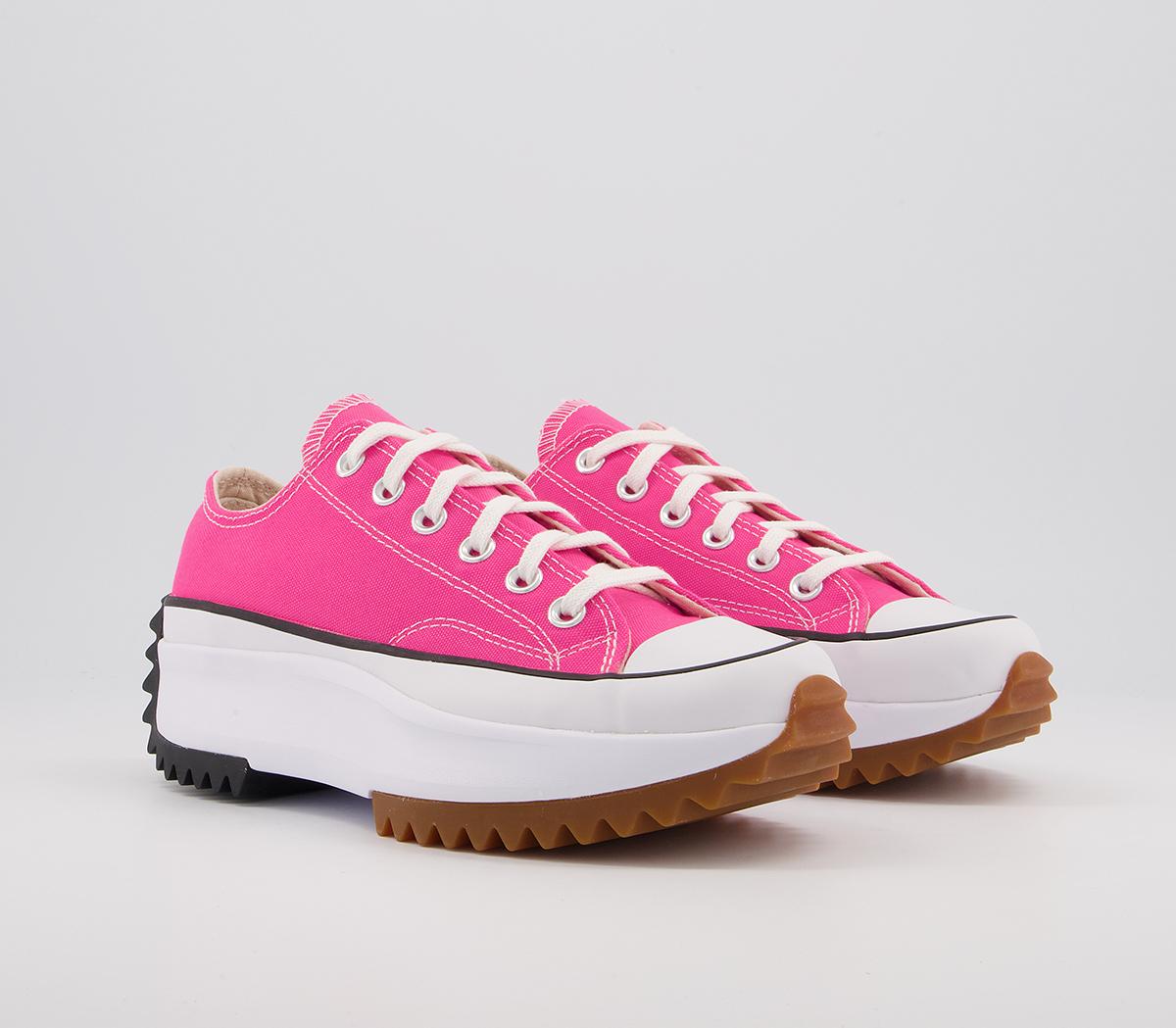 Converse Runstar Hike Ox Trainers Hyper Pink White Gum - Women's Trainers