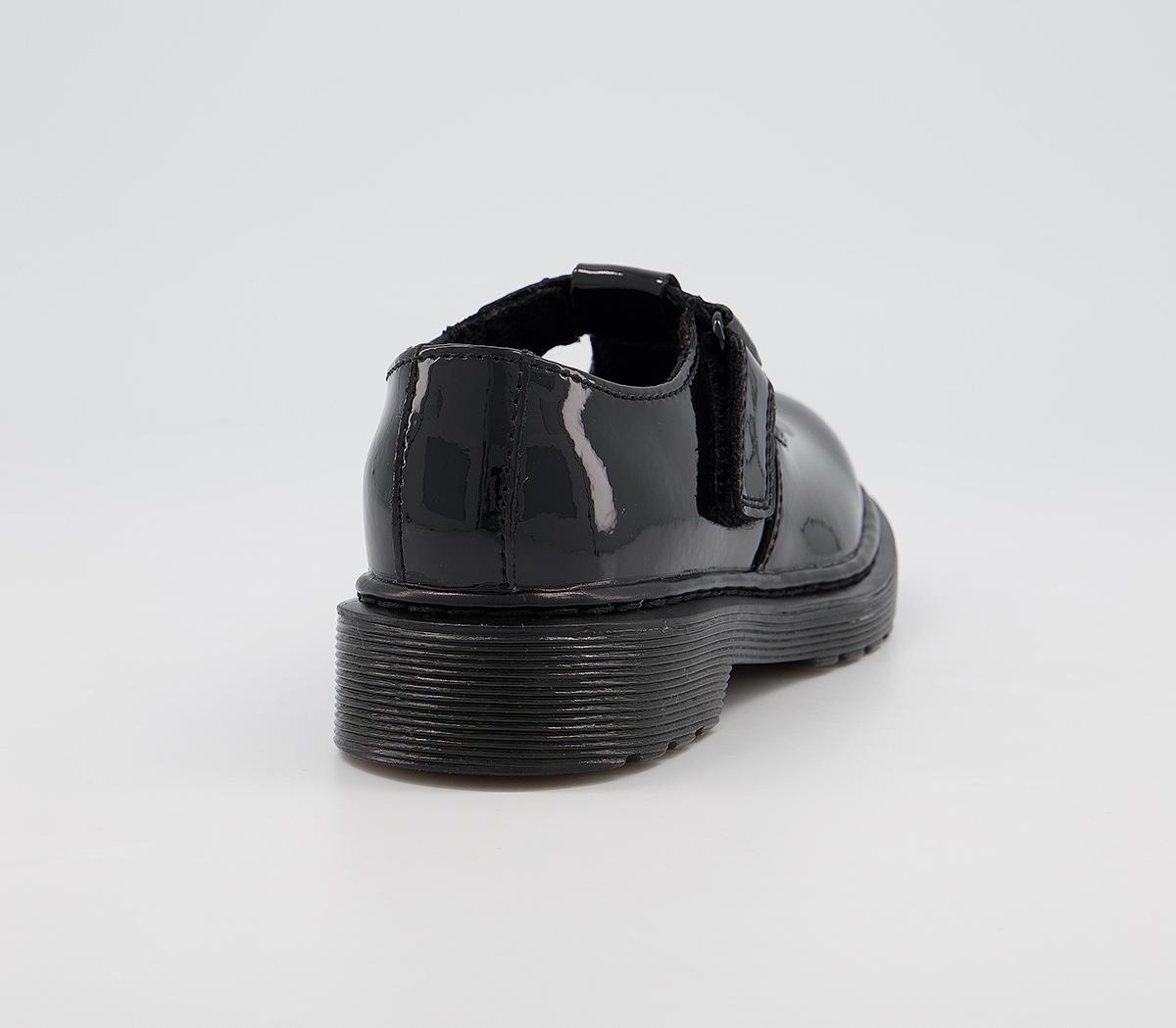 Dr. MartensAilis Velcro T Bar JnrBlack Patent Leather