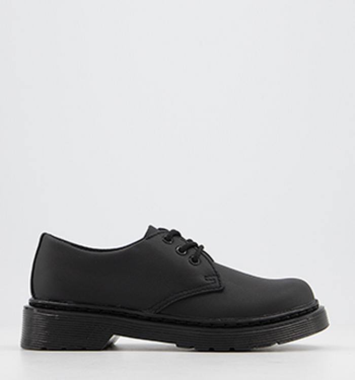 Dr. Martens 1461 Lace Shoes Jnr Black Mono Leather