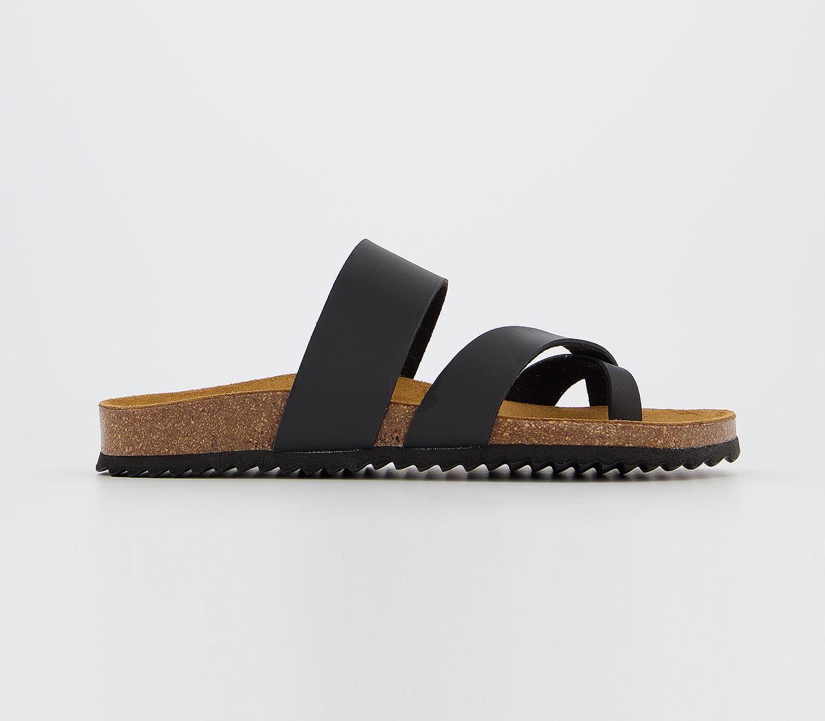OFFICESmokey Footbed SandalsBlack