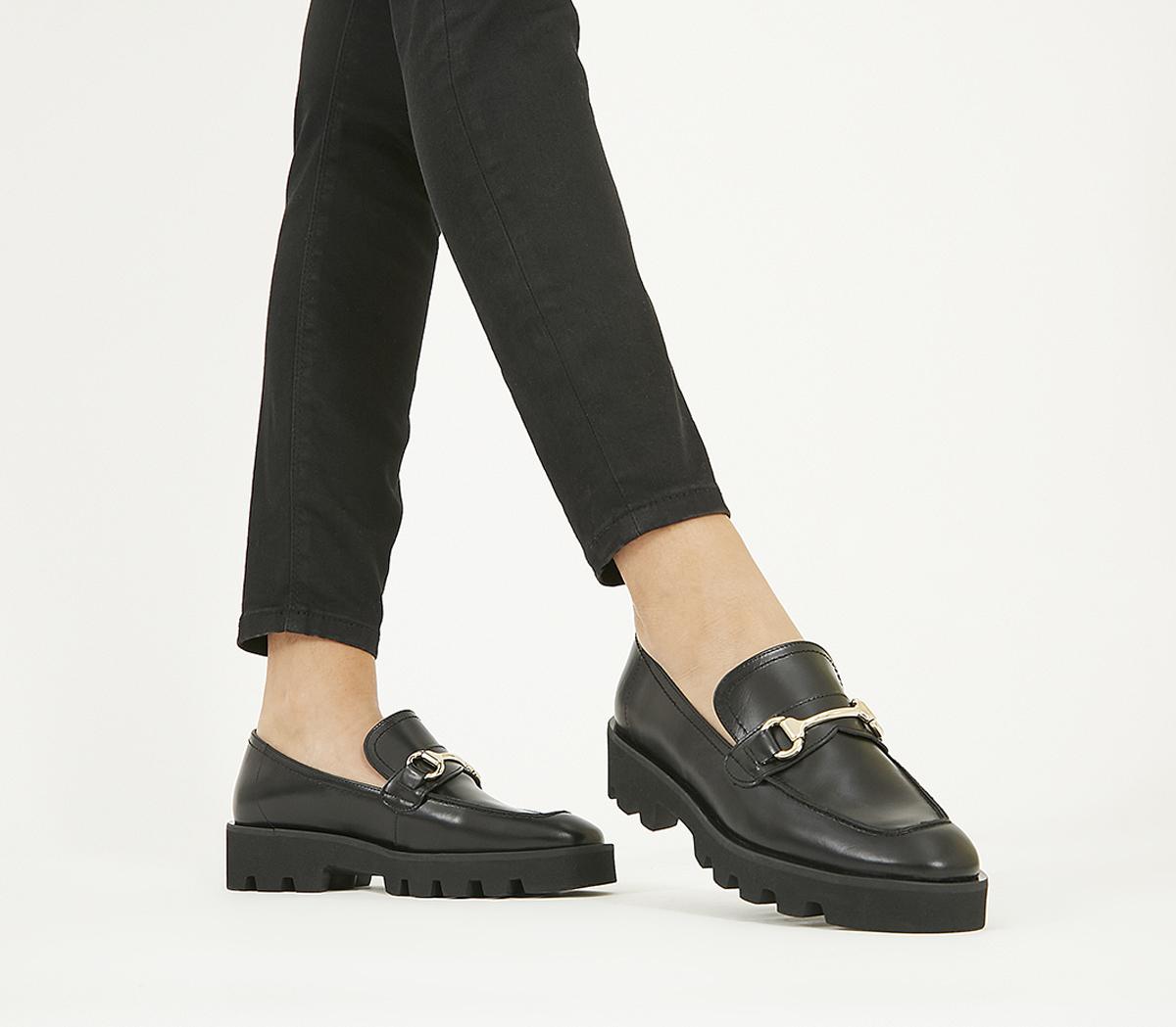 OFFICEFixate Chunky Trim LoafersBlack Leather