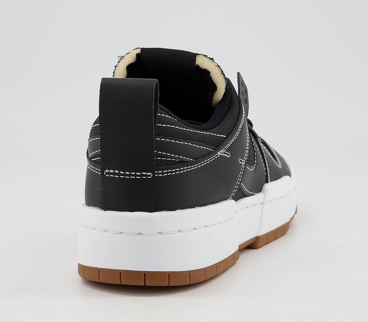 NikeDunk Low Disrupt TrainersBlack Black Fossil Gum Med Brown