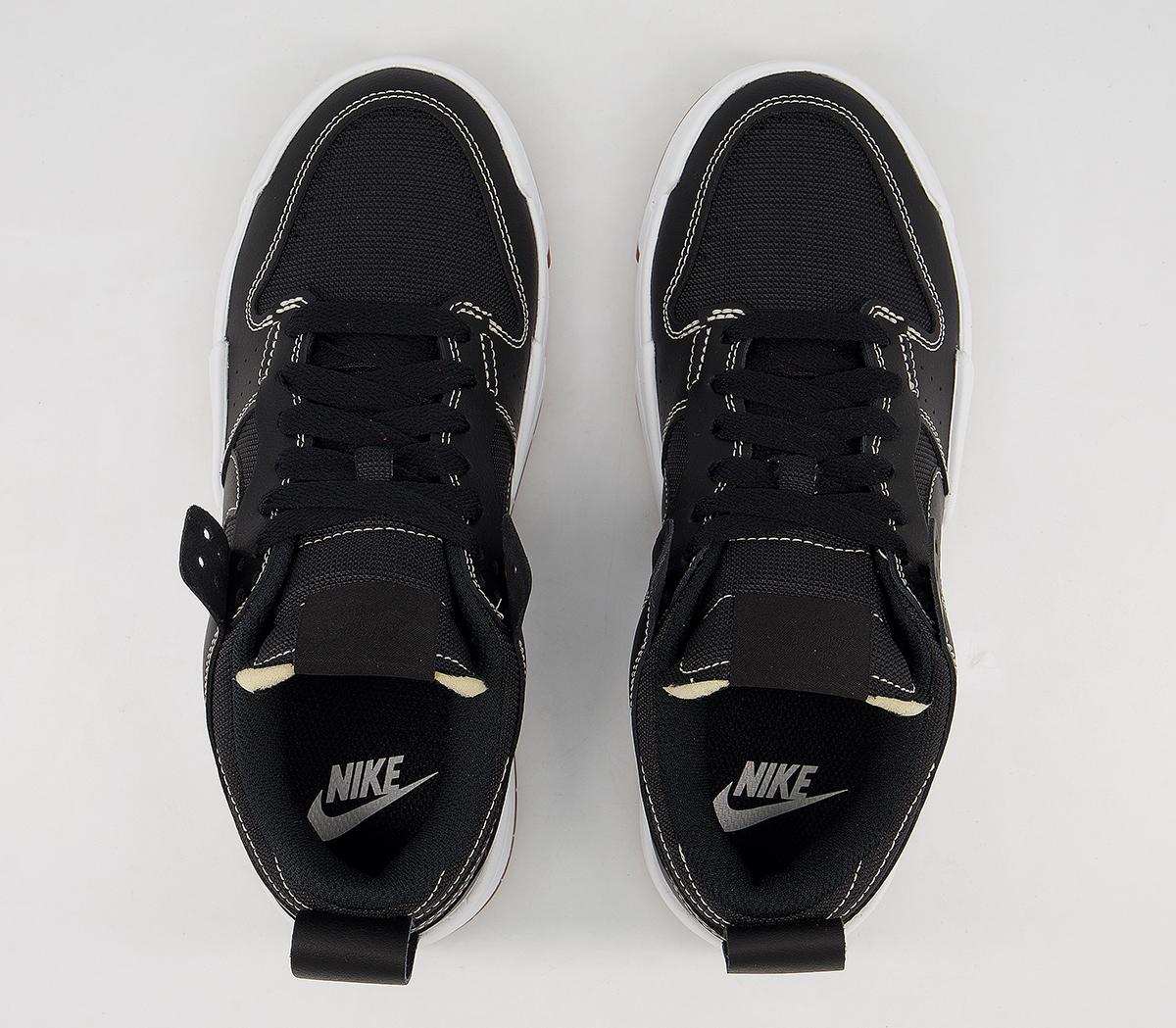 NikeDunk Low Disrupt TrainersBlack Black Fossil Gum Med Brown