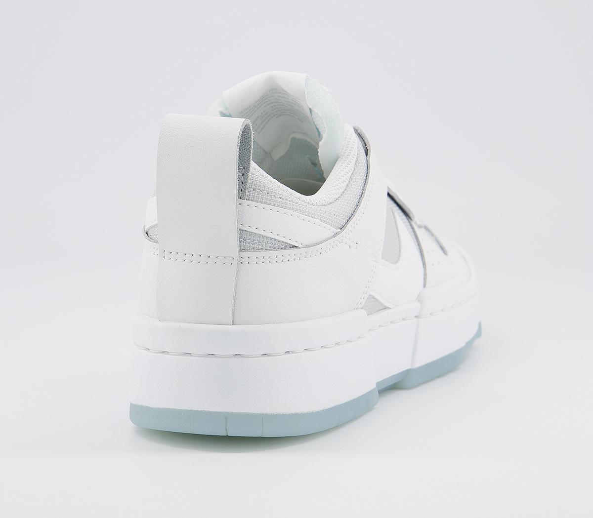 Nike Dunk Low Disrupt Trainers Nike Dunk Low Disrupt Trainers Photon Dust White White Armory Blue
