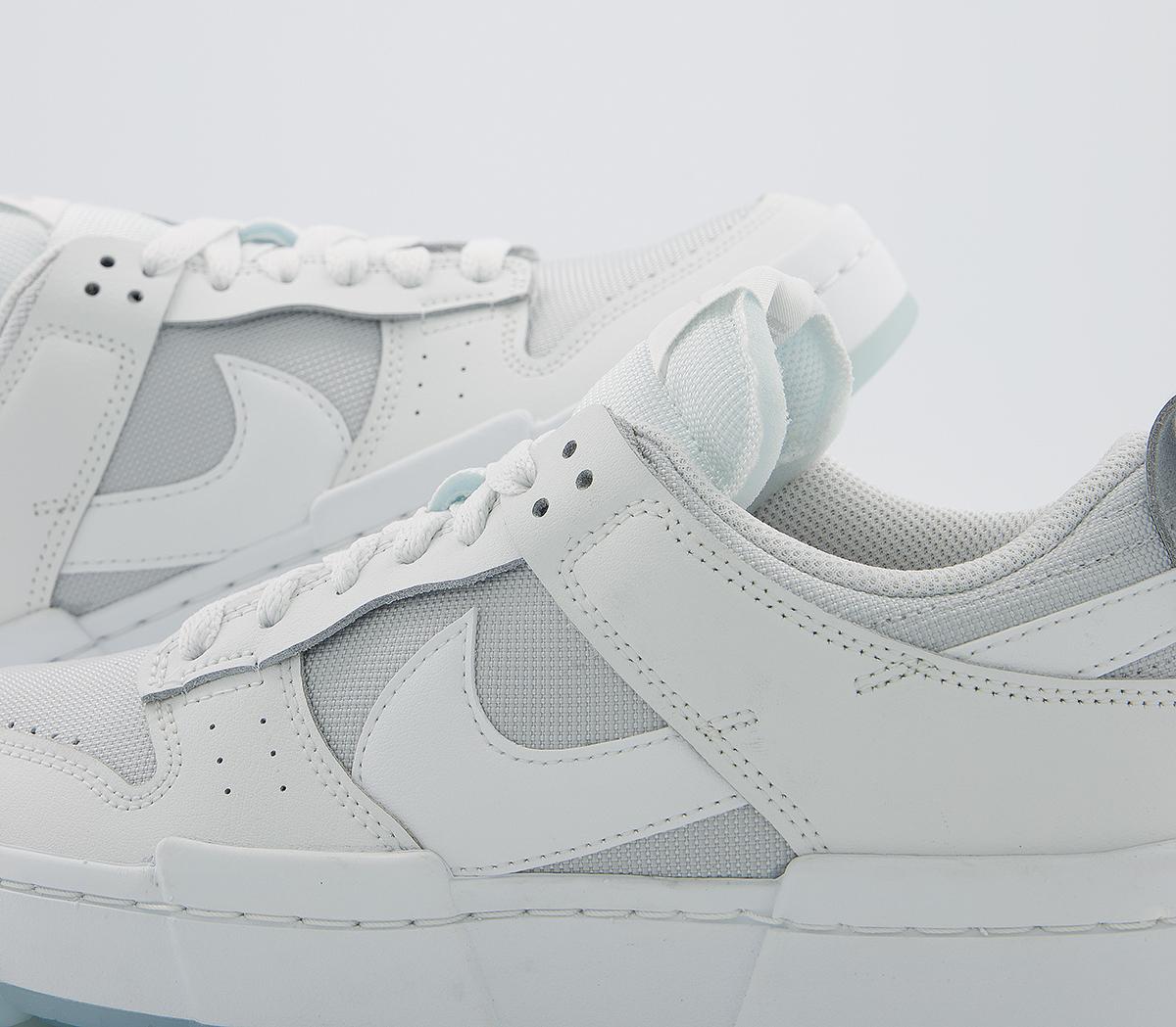 Nike Dunk Low Disrupt Trainers Nike Dunk Low Disrupt Trainers Photon Dust White White Armory Blue