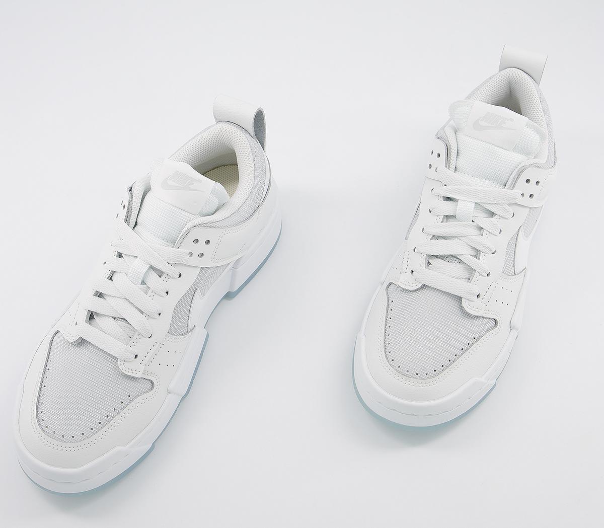 Nike Dunk Low Disrupt Trainers Nike Dunk Low Disrupt Trainers Photon Dust White White Armory Blue