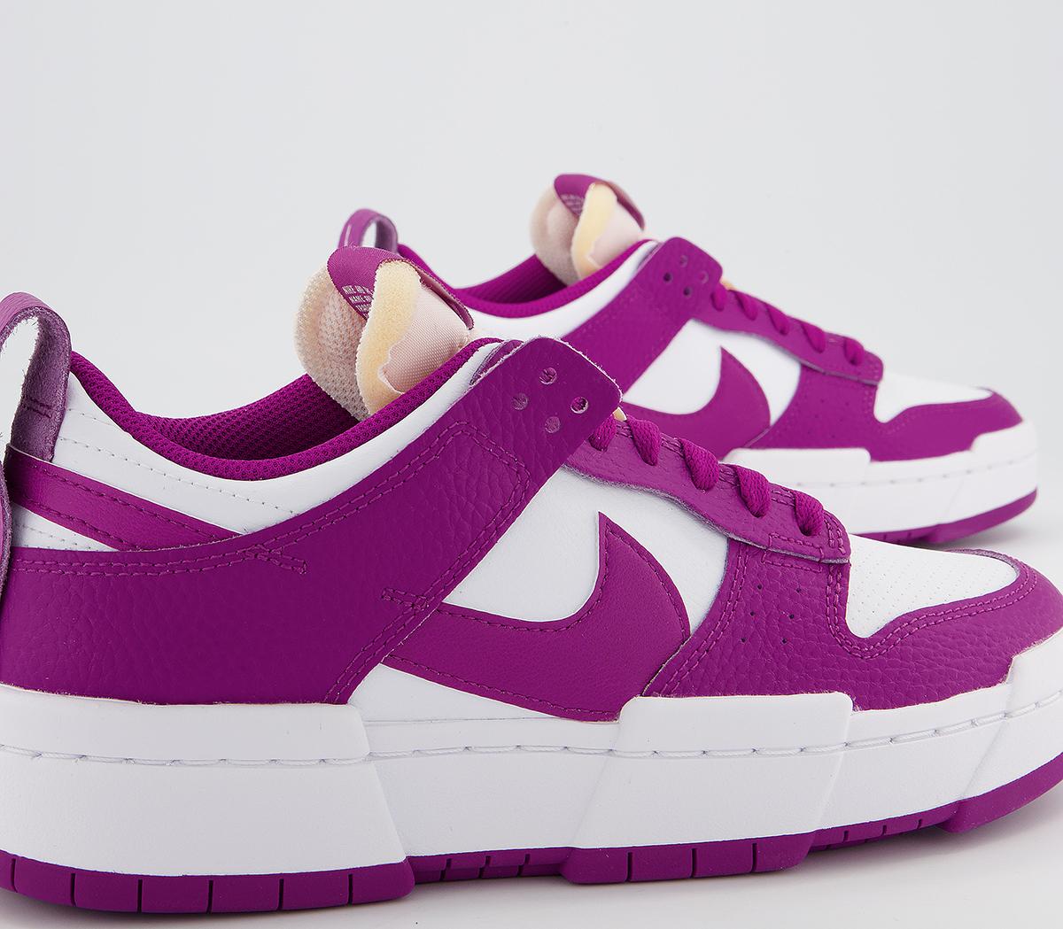 dunk low disrupt red white