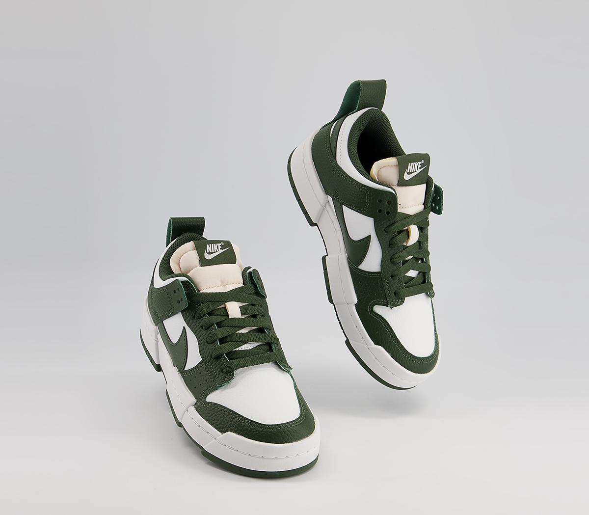 nike dunk low disrupt sail on feet