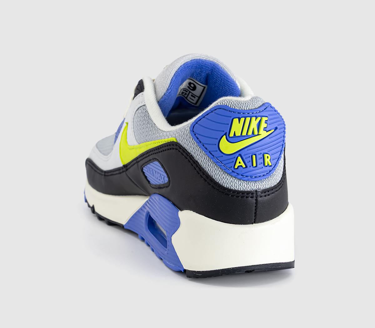 NikeAir Max 90 TrainersPhoton Dust Cyber Light Smoke Grey Black