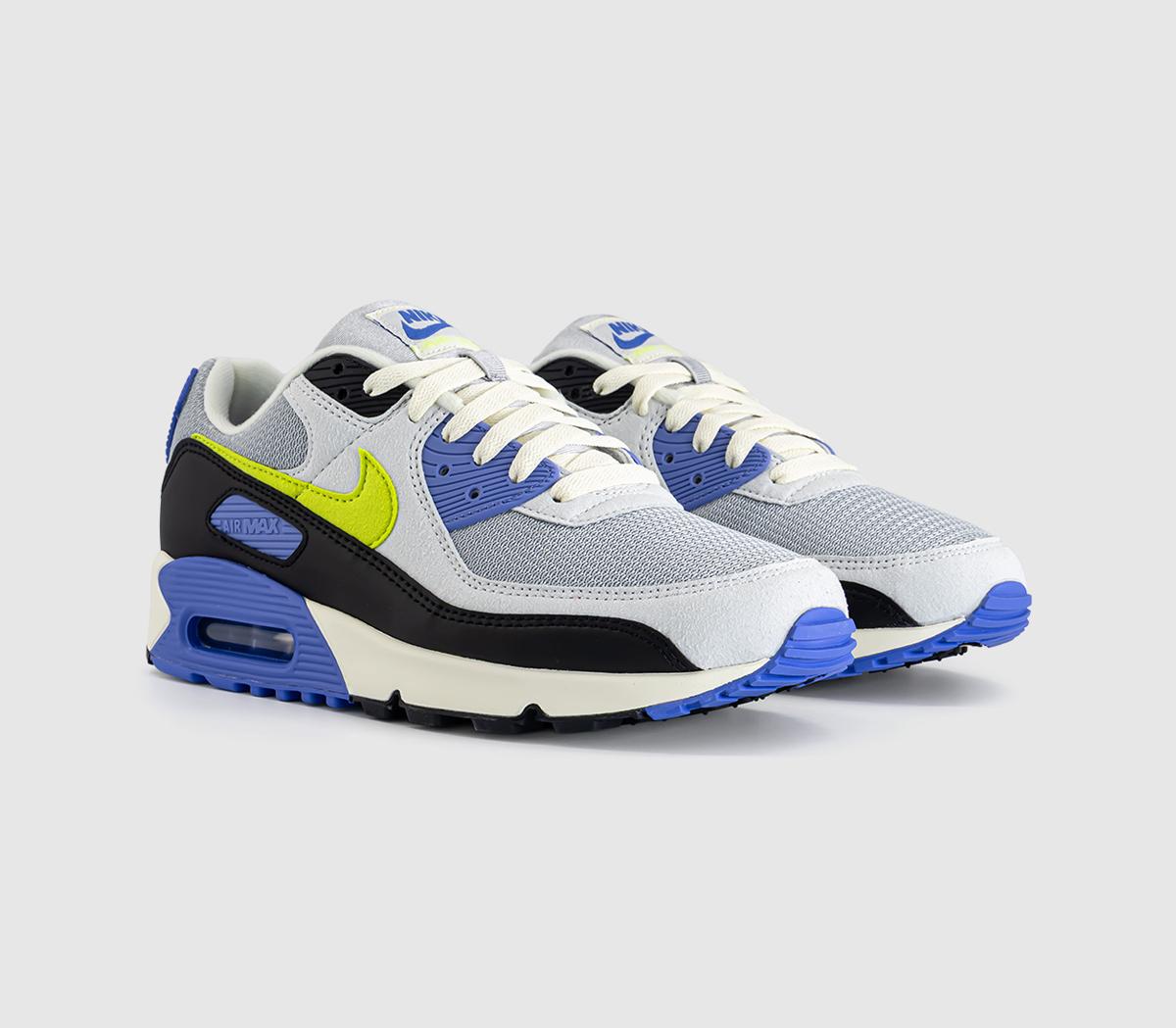 NikeAir Max 90 TrainersPhoton Dust Cyber Light Smoke Grey Black