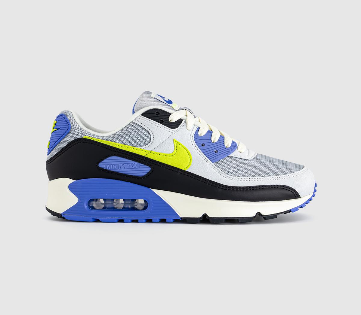 NikeAir Max 90 TrainersPhoton Dust Cyber Light Smoke Grey Black
