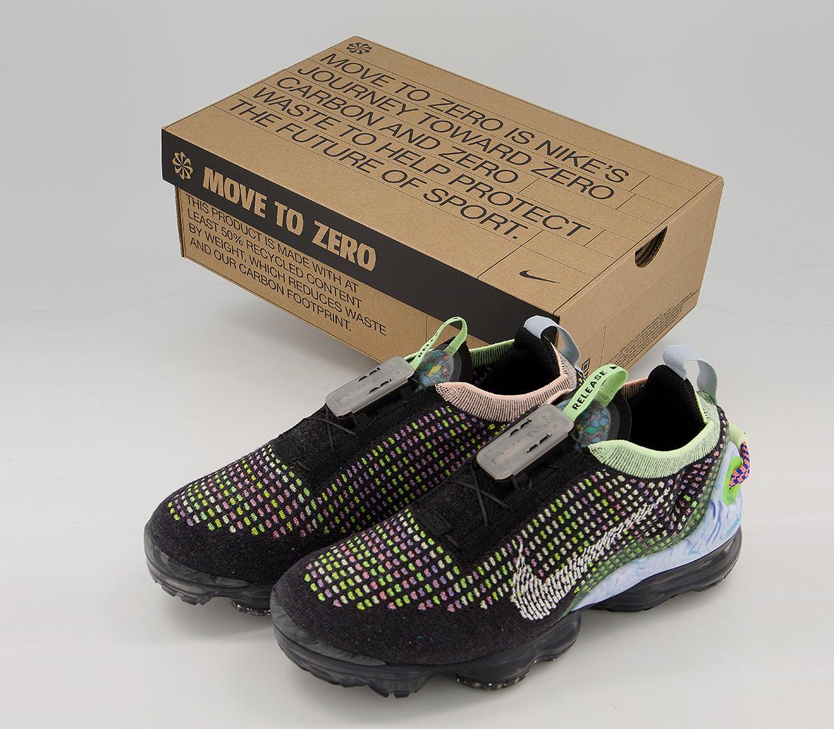 Nike Air Vapormax 2020 Fk Trainers Nike Air Vapormax 2020 Fk Trainers Black White Barely Volt Atomic Pink