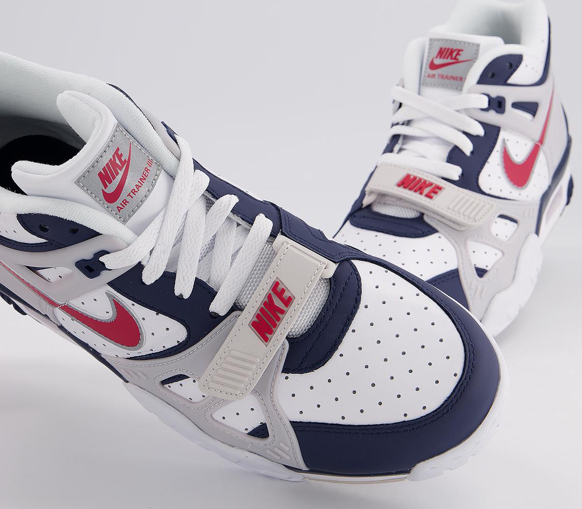 Nike Air Trainer Midnight Navy University Red White Vast Grey
