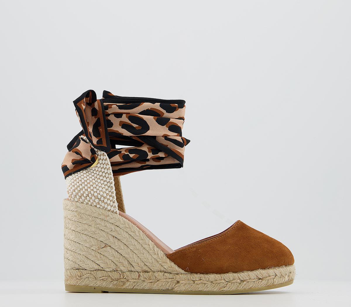 Ankle wrap sales espadrilles leopard