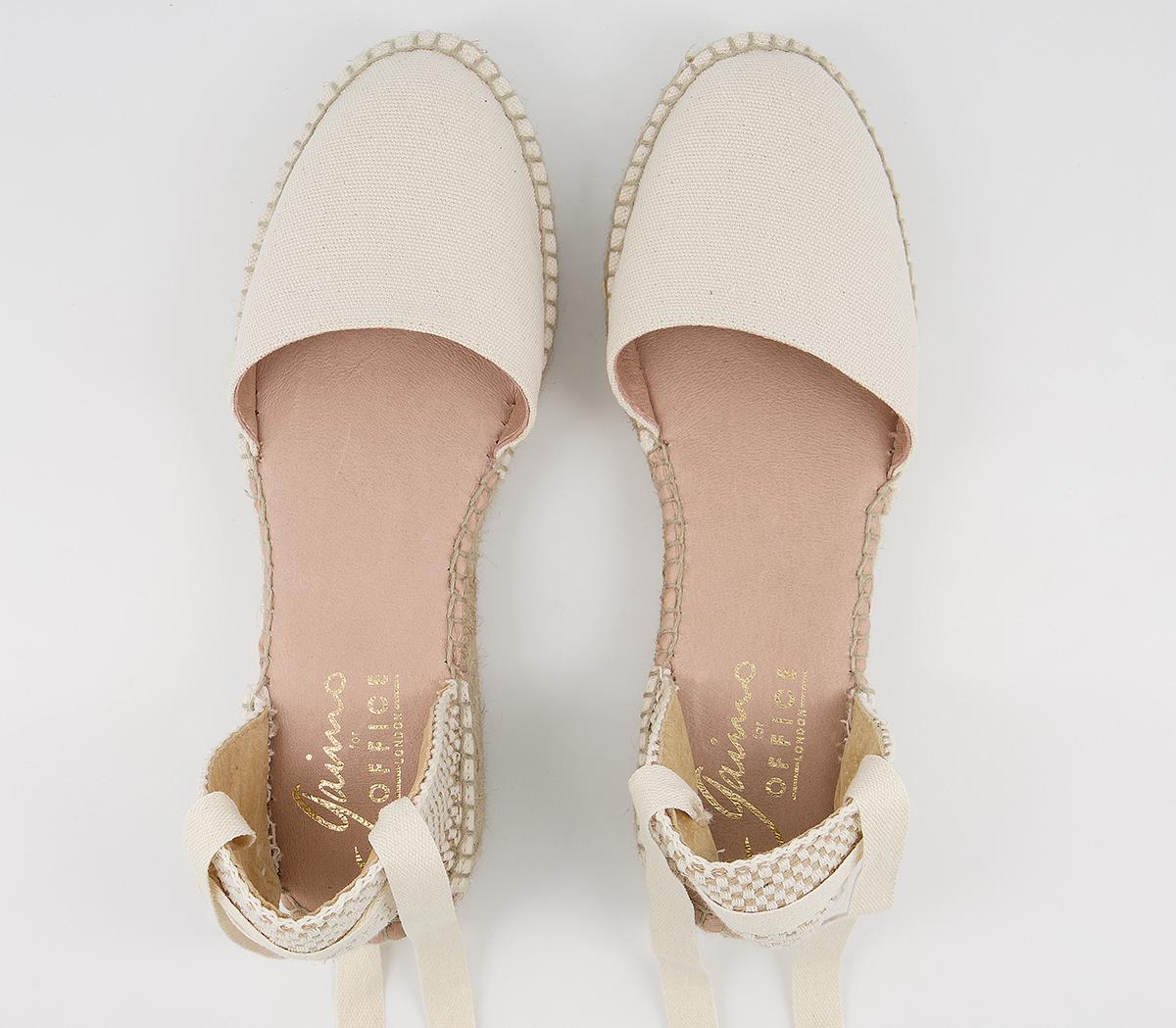 Gaimo for OFFICEFlat Ankle Tie Sandals Gaimo for OFFICEFlat Ankle Tie SandalsNatural