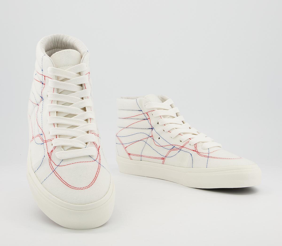Vans Vault Diy Hi Lx Trainers Vans Vault Diy Hi Lx Trainers Th Marshmallow Multi