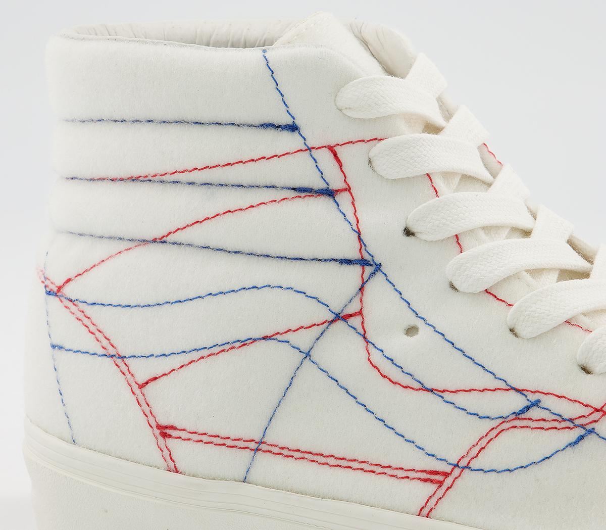 Vans Vault Diy Hi Lx Trainers Vans Vault Diy Hi Lx Trainers Th Marshmallow Multi
