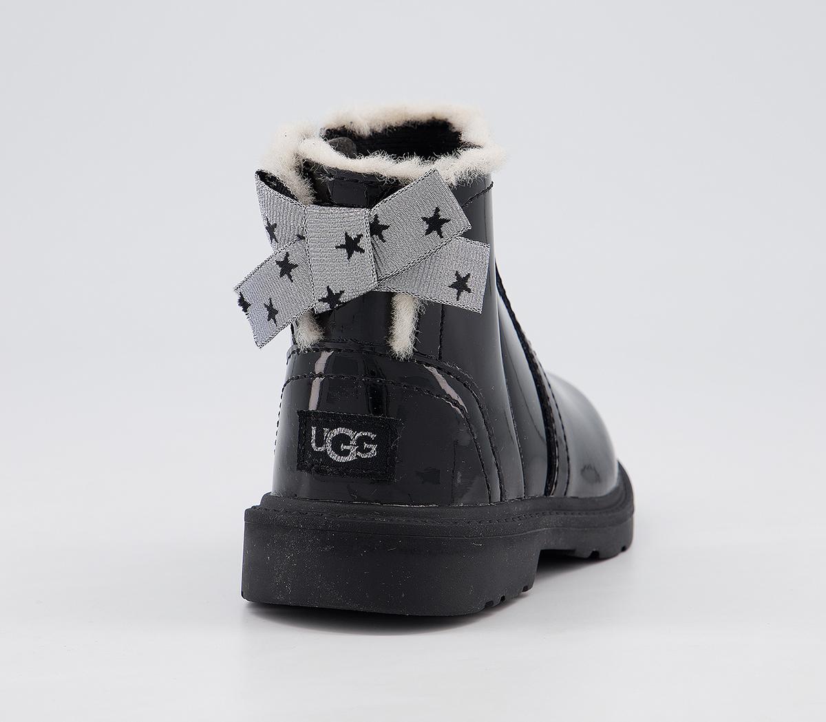 UGG Lynde Infant Boots UGG Lynde Infant Boots Black Patent