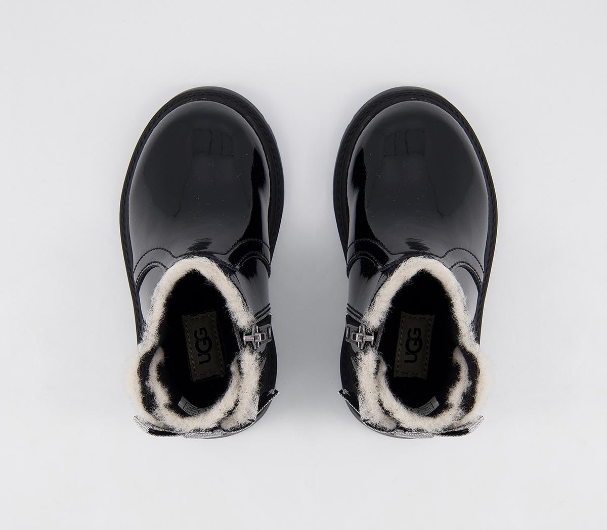 UGG Lynde Infant Boots UGG Lynde Infant Boots Black Patent
