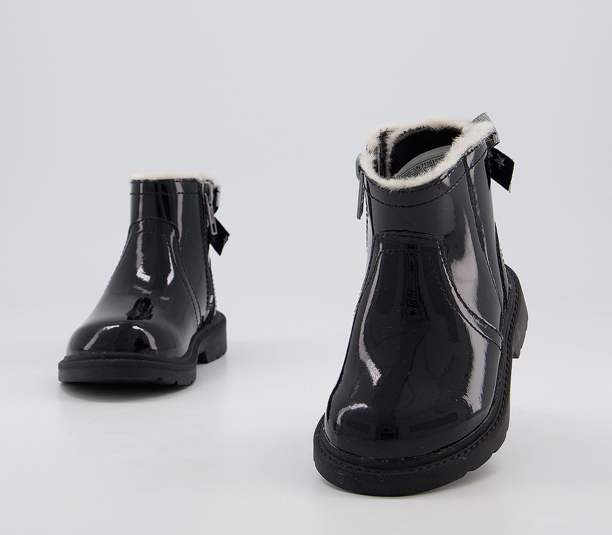 UGG Lynde Infant Boots UGG Lynde Infant Boots Black Patent