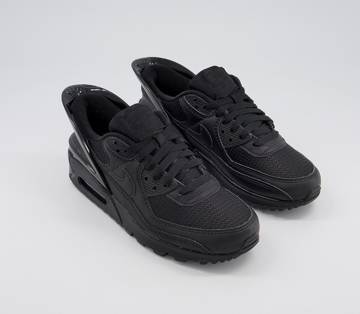 Nike Air Max 90 Flyease Trainers Black - Unisex Sports