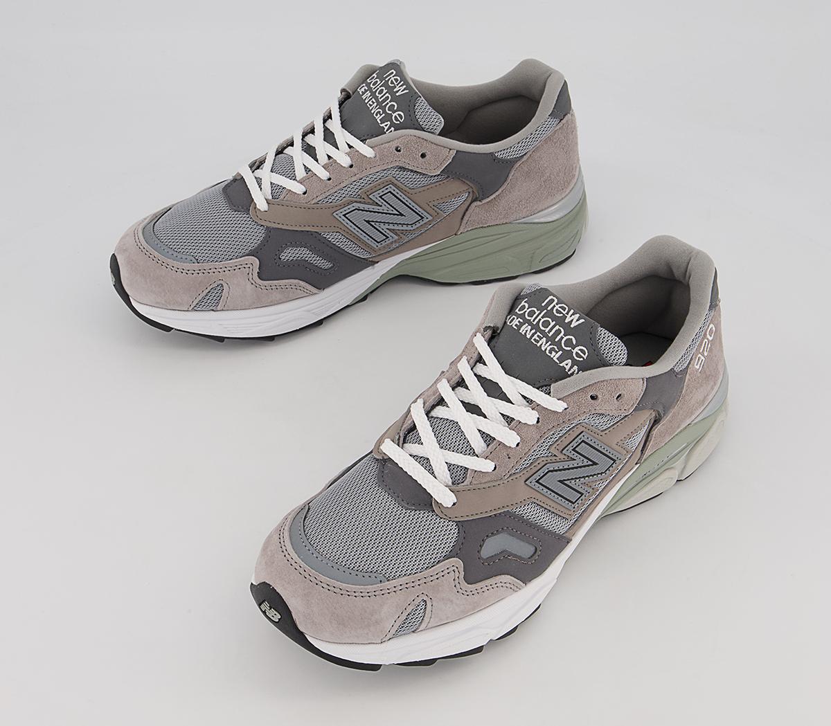 New Balance 920 Trainers Miuk Lunar Rise Grey - Men's Premium Sneakers