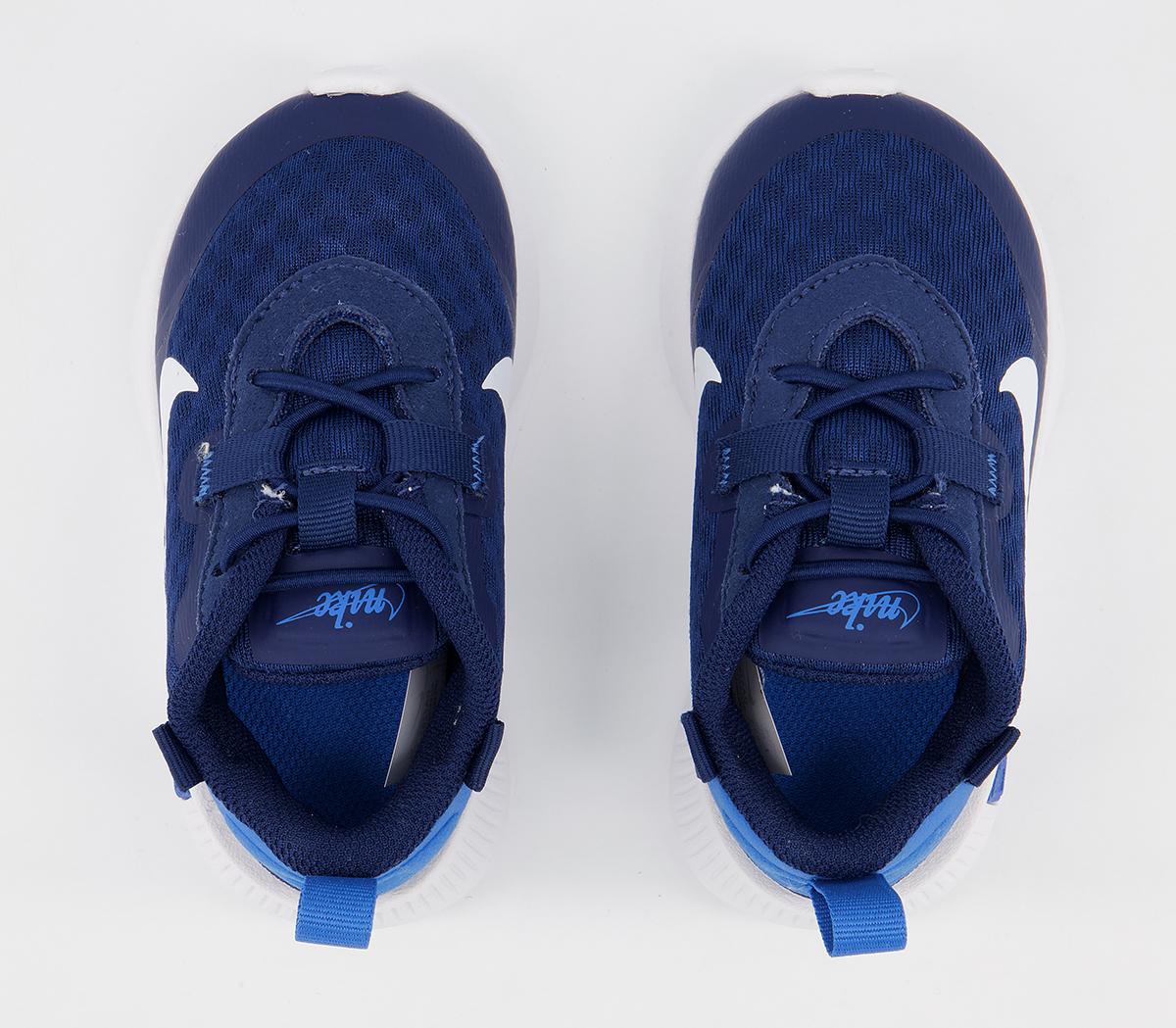 Nike Reposto Infant Trainers Nike Reposto Infant Trainers Blue Void White Signal Blue Black